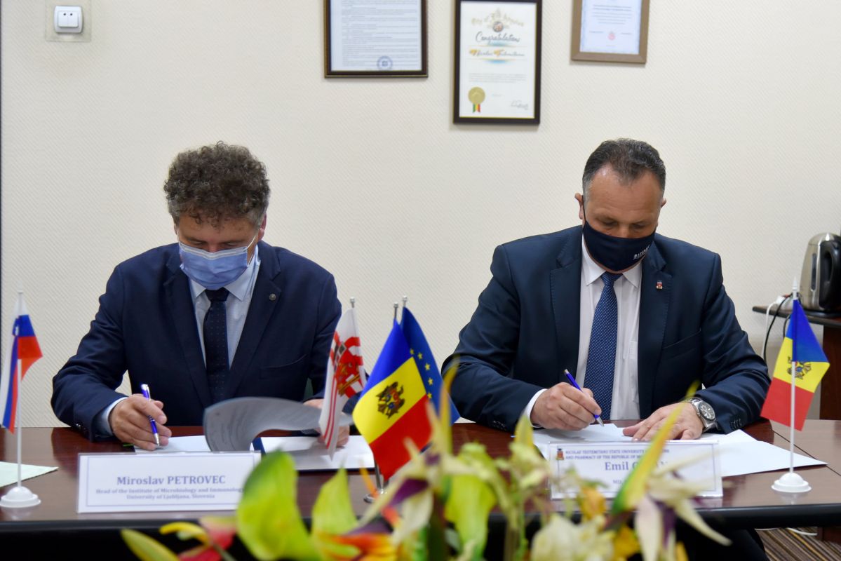 Acord de colaborare - USMF „Nicolae Testemiţanu” - Universitatea din Ljubljana, Slovenia